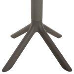 Τραπεζι Πολυπροπυλενιου Στρογγυλο Terrin HM6124.15 Olive Green φ60x75υεκ. - Image 10