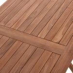 Τραπεζι Πτυσσομενο Ορθογωνιο Eris HM18117 Ξυλο Teak--Φυσικο 120x70x76υεκ. - Image 6