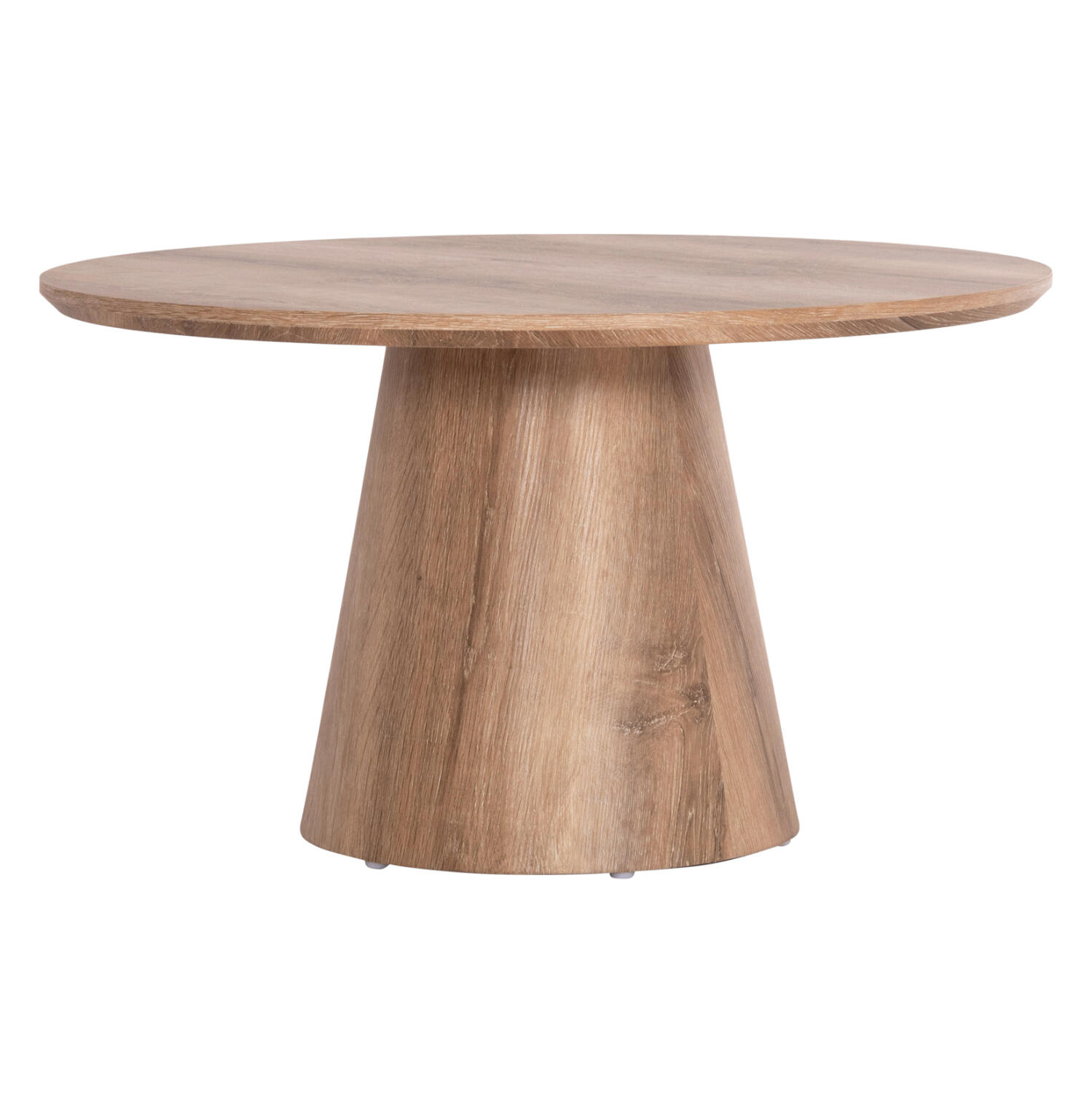 trapezi-salonioy-fb918028-mdf-se-fysiko- Τραπεζι Σαλονιου Karan HM18028 MDF Σε Φυσικο Χρωμα Ξυλου φ80x45,5υεκ. - Image 1