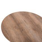 Τραπεζι Σαλονιου Karan HM18028 MDF Σε Φυσικο Χρωμα Ξυλου φ80x45,5υεκ. - Image 5