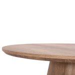 Τραπεζι Σαλονιου Karan HM18028 MDF Σε Φυσικο Χρωμα Ξυλου φ80x45,5υεκ. - Image 6