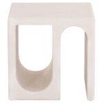 Τραπεζι Σαλονιου Σειρα Santorini HM18070 MDF Σε Υπολευκο Χρωμα 48x38x48,5υεκ. - Image 3