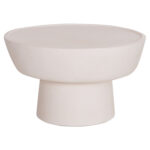 Τραπεζι Σαλονιου Pirson HM18155.02 Fiber Cement Σε λευκο--φ60x36υεκ. - Image 4