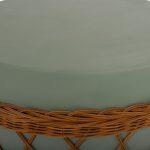 Τραπεζι Σαλονιου Vilhena HM18165 Fiber Cement Πρασινο-Rattan Φυσικο φ56x47υεκ. - Image 8