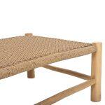 Τραπεζι Σαλονιου Londer HM5985 Ξυλο Τεακ- Συνθετικο Rattan-Φυσικο 119x79,5x41yεκ. - Image 4