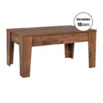 Τραπεζι Σαλονιου Fylliana Miami Tobacco Χρωμα 100x50x47εκ