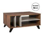Τραπεζι Σαλονιου Fylliana Miami Tobacco Με Cashmere Χρωμα 100x64x45εκ