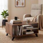 Τραπεζι Σαλονιου Fylliana Miami Tobacco Με Cashmere Χρωμα 100x64x45εκ - Image 2