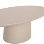 Τραπεζι Σαλονιου Fiber Cement Οβαλ Breccan HM6594.02 Μπεζ 130x70x42υεκ - Image 7