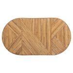 Τραπεζι Σαλονιου Gatsby Οβαλ Top HM9870 Rattan Χρωμα Φυσικο 110x59x39υεκ. - Image 6