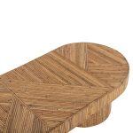 Τραπεζι Σαλονιου Gatsby Οβαλ Top HM9870 Rattan Χρωμα Φυσικο 110x59x39υεκ. - Image 7