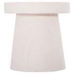 Τραπεζι Σαλονιου Στρογγυλο Σειρα Santorini HM18052 MDF Σε Υπολευκο Χρωμα φ48x49υεκ. - Image 3