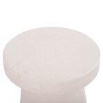 Τραπεζι Σαλονιου Στρογγυλο Σειρα Santorini HM18052 MDF Σε Υπολευκο Χρωμα φ48x49υεκ. - Image 4