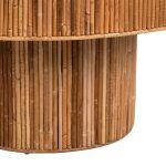 Τραπεζι Σαλονιου Gatsby Στρογγυλο HM9651 Rattan Χρωμα Φυσικο φ100x50y Εκ. - Image 6