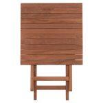 Τραπεζι Σκηνοθετη Τετραγωνο Heidel HM18121 Ξυλο Teak--Φυσικο 60x60x75υεκ. - Image 6
