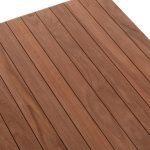 Τραπεζι Σκηνοθετη Τετραγωνο Heidel HM18121 Ξυλο Teak--Φυσικο 60x60x75υεκ. - Image 7