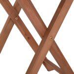 Τραπεζι Σκηνοθετη Τετραγωνο Heidel HM18121 Ξυλο Teak--Φυσικο 60x60x75υεκ. - Image 8