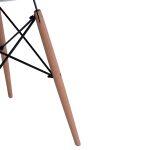 Τραπεζι Minimal Στρογγυλο HM0060.01 Λευκο Χρωμα Mdf-Ποδια Οξιας Φυσικο φ60χ72υεκ. - Image 5