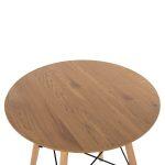 Τραπεζι Στρογγυλο Minimal HM0060.04 Φυσικο Χρωμα Mdf-Ποδια Οξιας Σε Φυσικο Χρωμα φ60χ76υεκ. - Image 5