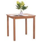 Τραπεζι Τετραγωνο Presscot HM18122 Ξυλο Teak--Φυσικο 80x80x76υεκ.