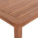 Τραπεζι Τετραγωνο Presscot HM18122 Ξυλο Teak--Φυσικο 80x80x76υεκ. - Image 7