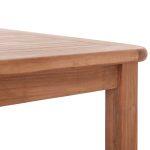 Τραπεζι Τετραγωνο Presscot HM18122 Ξυλο Teak--Φυσικο 80x80x76υεκ. - Image 8