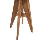 Τραπεζι Τετραγωνο Leo HM9860.11 Μασιφ Ξυλο Τεακ 60x60x75υεκ. - Image 7