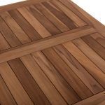 Τραπεζι Τετραγωνο Kendall Πτυσσομενο HM9544 Teak Σε Φυσικο Χρωμα 80x80x75yεκ. - Image 6