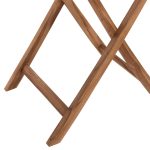 Τραπεζι Τετραγωνο Kendall Πτυσσομενο HM9544 Teak Σε Φυσικο Χρωμα 80x80x75yεκ. - Image 7