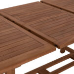 Tραπεζι Τραπεζαριας Ανοιγομενο Crander HM6376 Ξυλο Teak Σε Φυσικο 180-240x100x76υεκ - Image 7