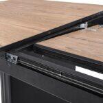 Τραπεζι Τραπεζαριας Ανοιγομενο Fylliana "Premium 2" Rustic Oak Χρωμα 160(+40)x90x75εκ - Image 5