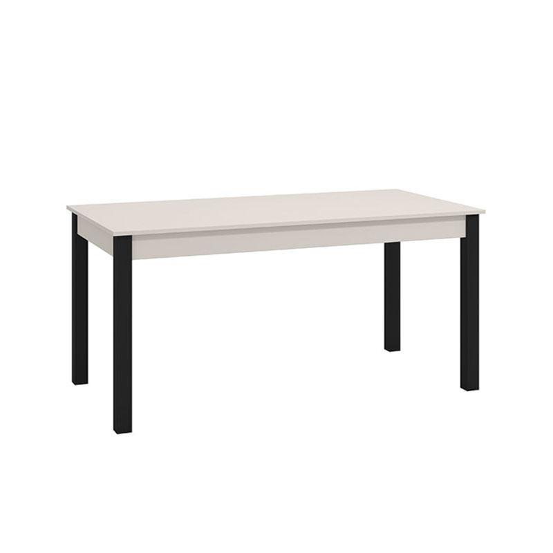 trapezi-trapezarias-anoigomeno-savoia-cashmere-mayro-mat-160x80x77ek1718001301 Τραπεζι Τραπεζαριας Ανοιγομενο Savoia Cashmere-Μαυρο Ματ 160x80x77εκ D.f.l - Image 1