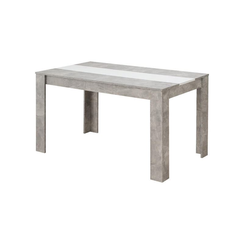 trapezi-trapezarias-domus-135-gkri-concrete-leyko-135805745-7 Τραπεζι Τραπεζαριας Domus 135 Γκρι Concrete-Λευκο 135x80.5x74.5εκ - Image 1