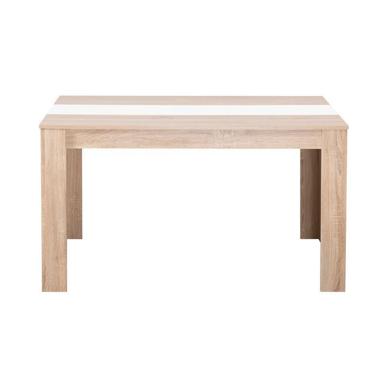 trapezi-trapezarias-domus-135-sonoma-oak-leyko-135x81x75ek1747115413 Τραπεζι Τραπεζαριας Domus 135 Sonoma Oak-Λευκο 135x81x75εκ - Image 1