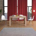 Τραπεζι Τραπεζαριας Domus 135 Sonoma Oak-Λευκο 135x81x75εκ - Image 2