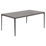 Τραπεζι Τραπεζαριας Stad HM6557.01 Γκρι Αλουμινιο & Sintered Stone Top 180x90x74υεκ - Image 4