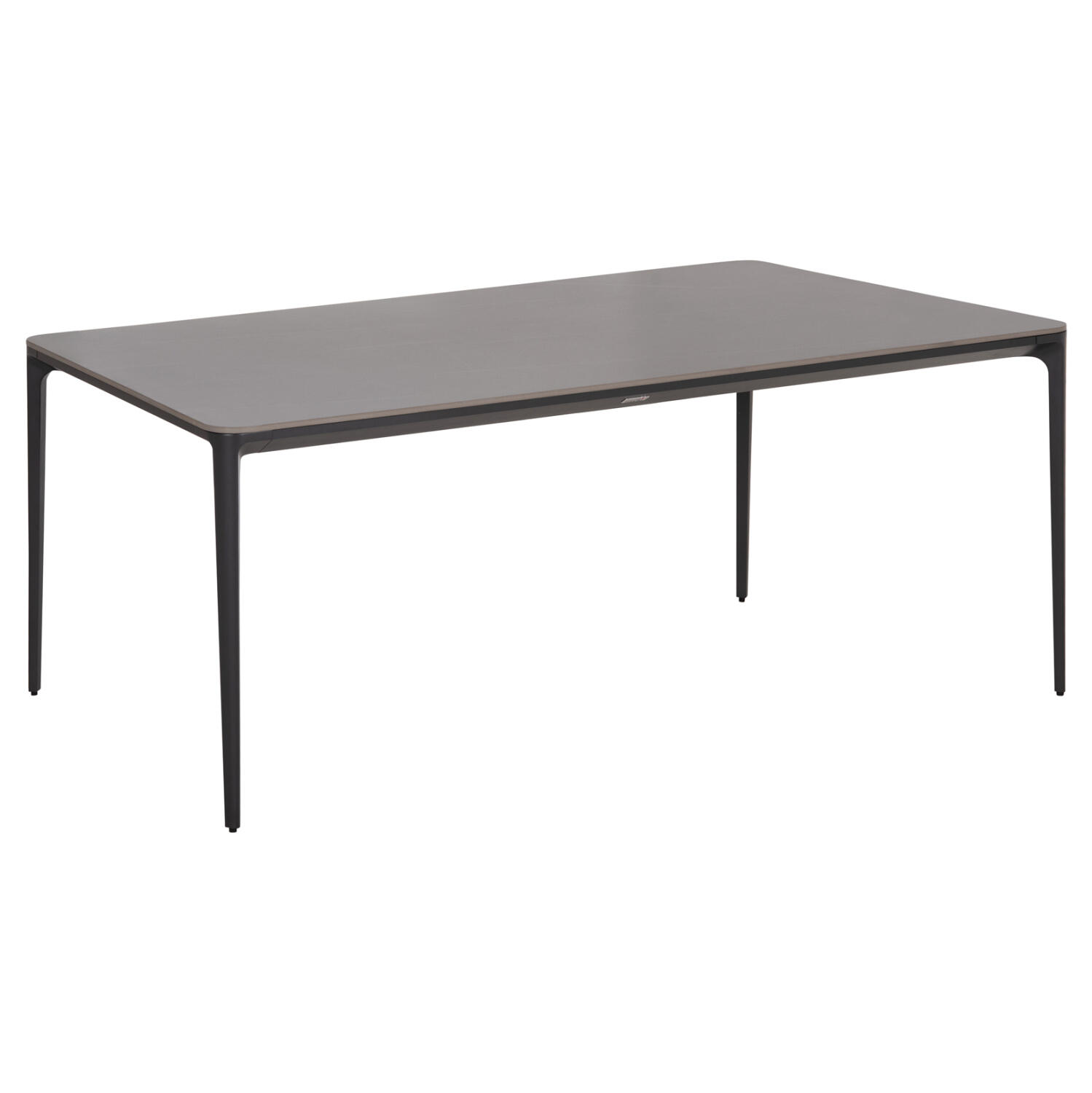 trapezi-trapezarias-fb9655701-gkri-aloym Τραπεζι Τραπεζαριας Stad HM6557.01 Γκρι Αλουμινιο & Sintered Stone Top 180x90x74υεκ - Image 1