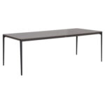 Τραπεζι Τραπεζαριας Stad HM6558.01 Γκρι Αλουμινιο & Sintered Stone Top 220x100x74υεκ