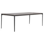 Τραπεζι Τραπεζαριας Stad HM6558.01 Γκρι Αλουμινιο & Sintered Stone Top 220x100x74υεκ - Image 4