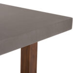Τραπεζι Τραπεζαριας Fiber Cement & Ξυλο Ακακιας Astor HM6572.01 Γκρι 240x100x75υεκ - Image 8