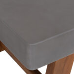 Τραπεζι Τραπεζαριας Fiber Cement & Ξυλο Ακακιας Maeve HM6596.01 Γκρι 160x90x75υεκ - Image 9