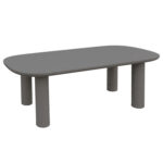 Τραπεζι Τραπεζαριας Fiber Cement Kiora HM6597.01 Γκρι 200x100x76υεκ