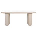 Τραπεζι Τραπεζαριας Fiber Cement Kiora HM6597.02 Μπεζ 200x100x76υεκ - Image 3