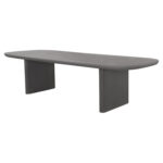 Τραπεζι Τραπεζαριας Fiber Cement Azami HM6601.01 Γκρι 300x112x75υεκ. - Image 4