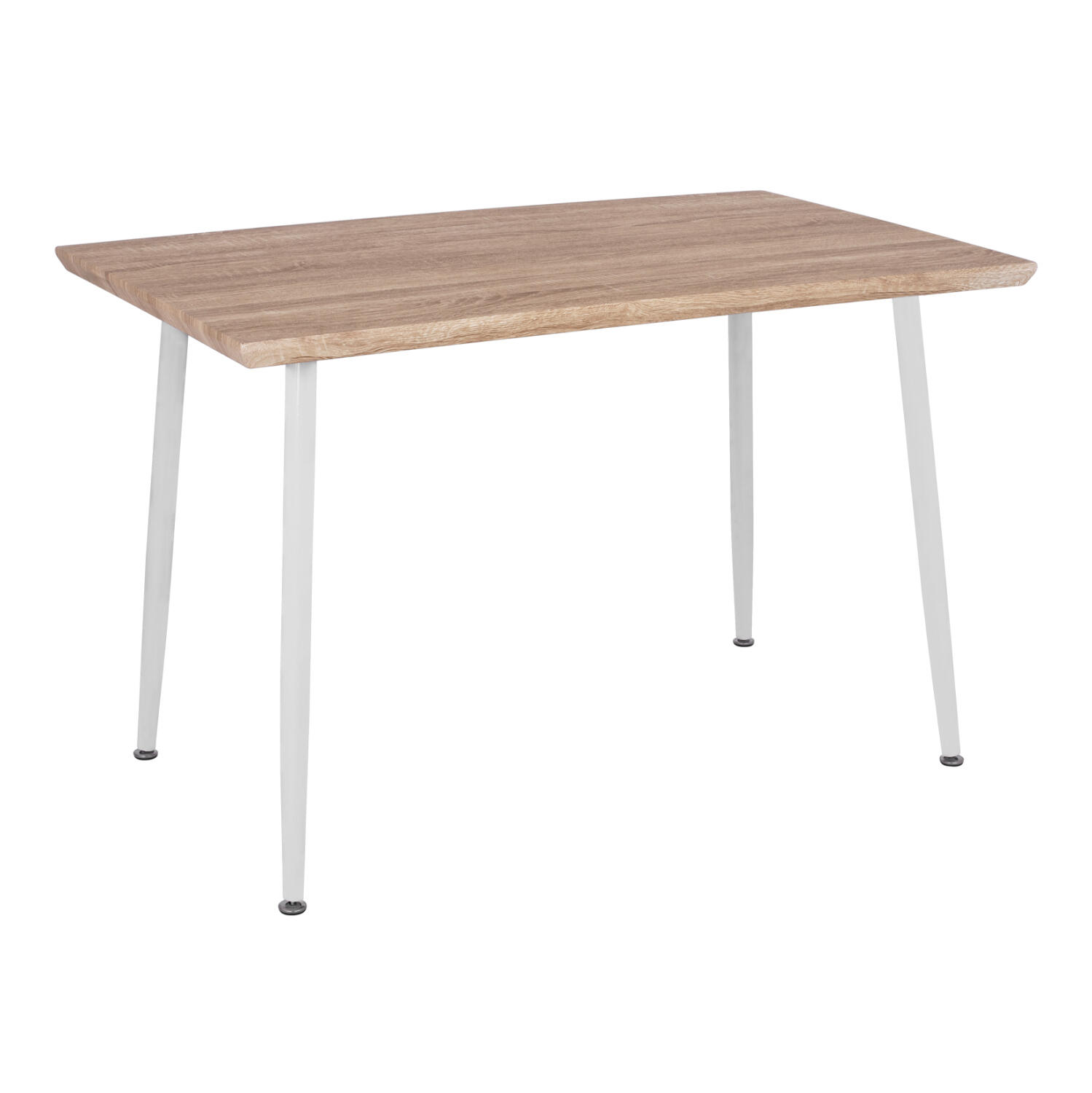 trapezi-trapezarias-fb9833402-120x70x765 Τραπεζι Τραπεζαριας Paloma HM8334.02, 120x70x76,5- Sonoma, Λευκα Ποδια - Image 1