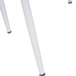 Τραπεζι Τραπεζαριας Paloma HM8335.02, 70χ70x76,5, Sonoma, Λευκα Ποδια - Image 5