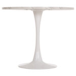 Τραπεζι Τραπεζαριας Rollo HM9421.11 Στρογγυλο White Marble φ90x74υεκ. - Image 3