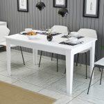 Τραπεζι Τραπεζαριας Standard HM9507.06 Μελαμινη Λευκη Με Αποθηκ.χωρο 145x88x75yεκ. - Image 3
