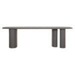 Τραπεζι Τραπεζαριας Fiber Cement Οβαλ Glen HM6598.01 Γκρι 260x95x75υεκ - Image 3