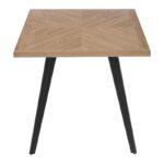Τραπεζι Τραπεζαριας Fylliana FL1564 Sonoma MDF Με Μαυρα Ποδια 180x90x75εκ - Image 4